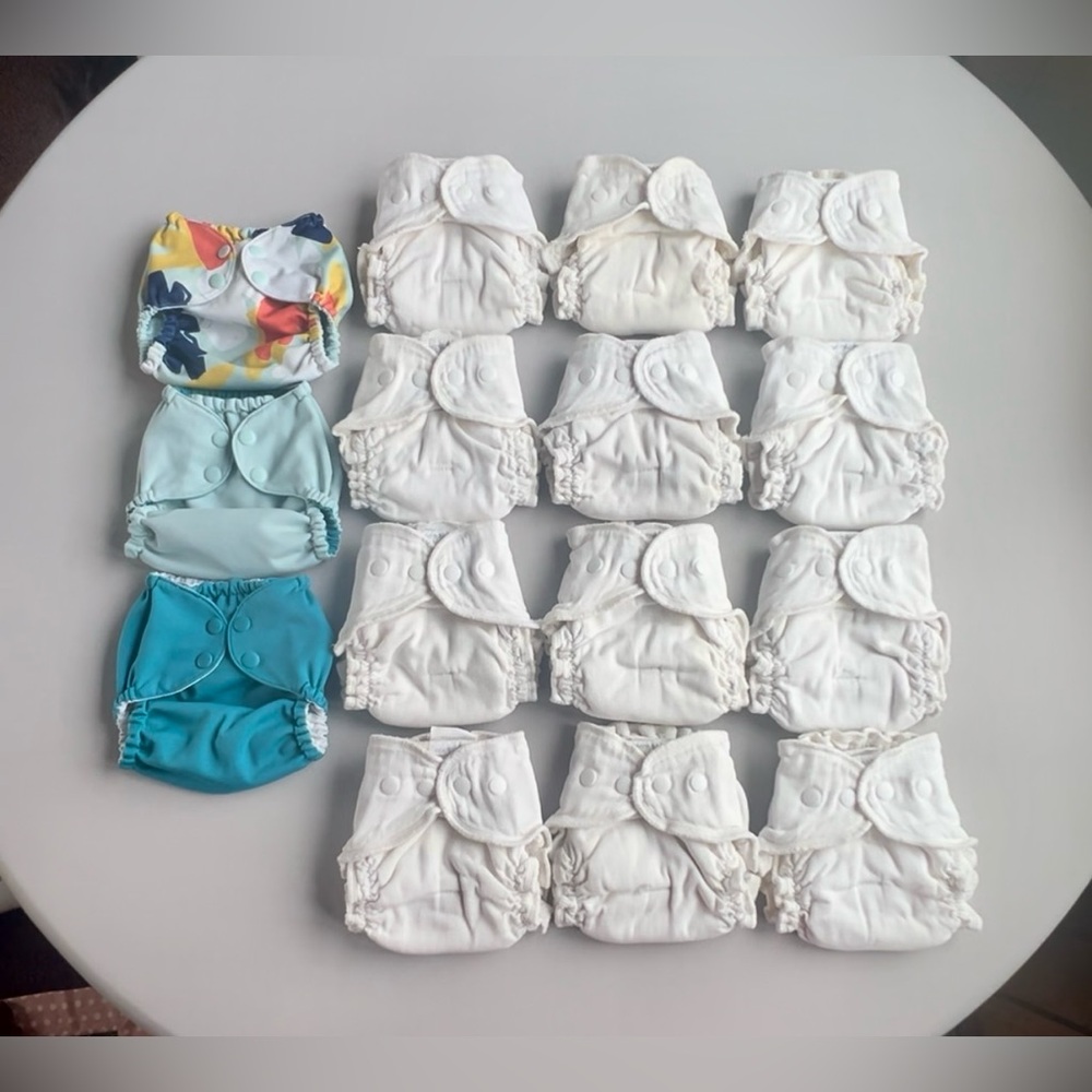 Esembly - 12Inners 3 Outers - Cloth Diapers Size 1